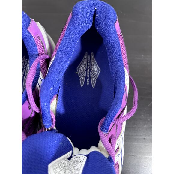 ASICS GEL - Resolution 5 Purple White Women's Tennis Shoes Size 6 E350Y - Picture 9 of 11